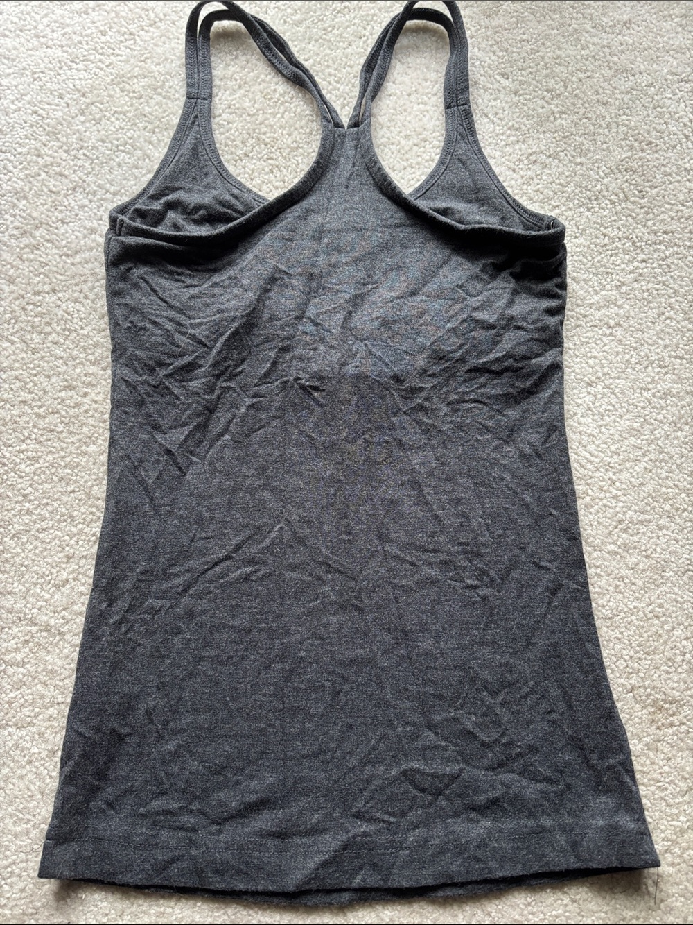Super Soft Yoga Shelf Bra Racerback Tank - Picture 3 of 5